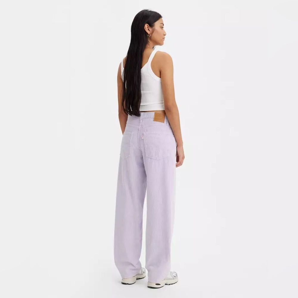 NWT Fresh BAGGY DAD CORDUROY WOMEN'S PANTS Mid Rise Straight Leg Sz 34 Jean